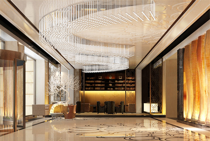 酒店創(chuàng)意吊燈，五星級(jí)酒店燈具供應(yīng)商直供